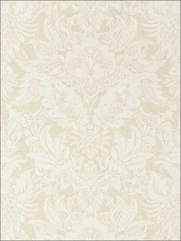 Chardonnet Damask Cream Wallpaper T72588 by Thibaut Wallpaper for sale at Wallpapers To Go