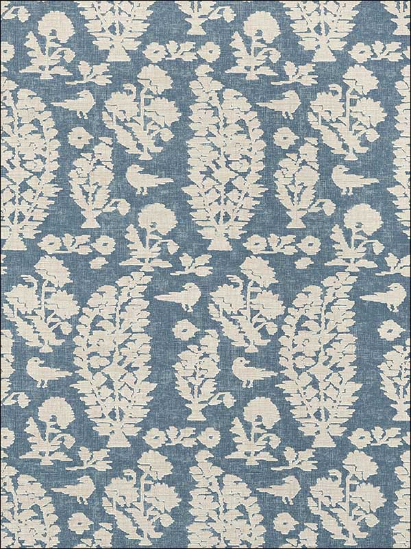 Allaire Slate Blue Wallpaper T72594 by Thibaut Wallpaper for sale at Wallpapers To Go