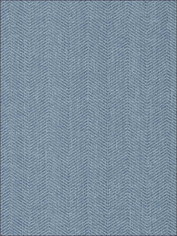 Roscoe Herringbone Slate Blue Wallpaper T72626 by Thibaut Wallpaper for sale at Wallpapers To Go