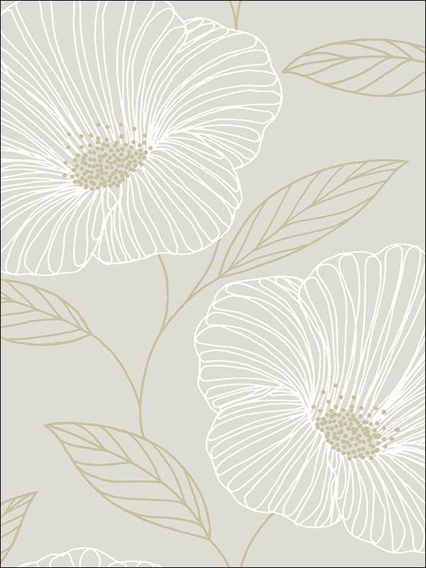 Mythic Dove Floral Wallpaper 276424320 by A Street Prints Wallpaper for sale at Wallpapers To Go