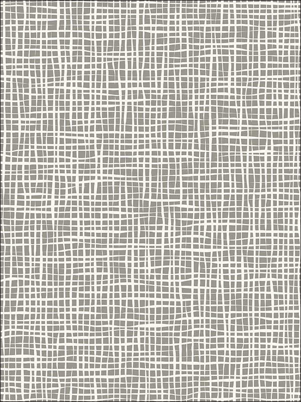Shanti Grey Grid Wallpaper 276424329 by A Street Prints Wallpaper for sale at Wallpapers To Go