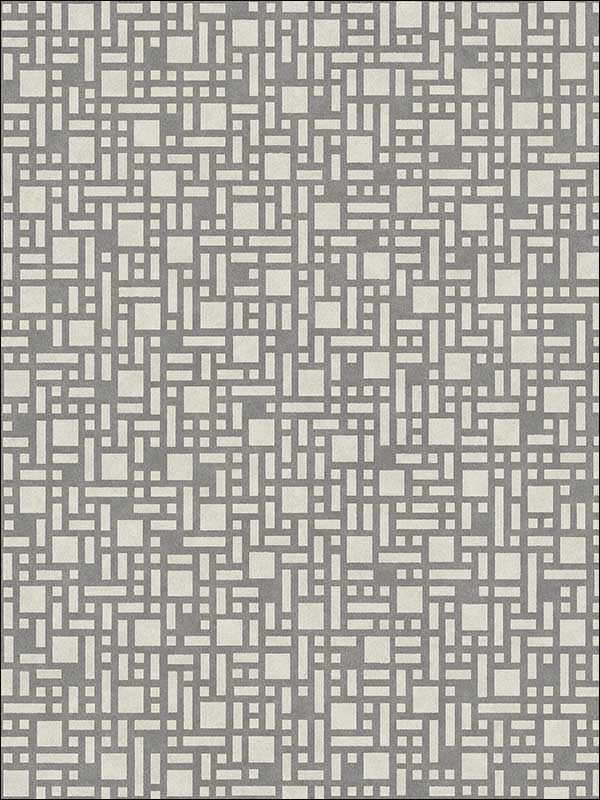 Bento Grey Geometric Wallpaper 276424341 by A Street Prints Wallpaper for sale at Wallpapers To Go