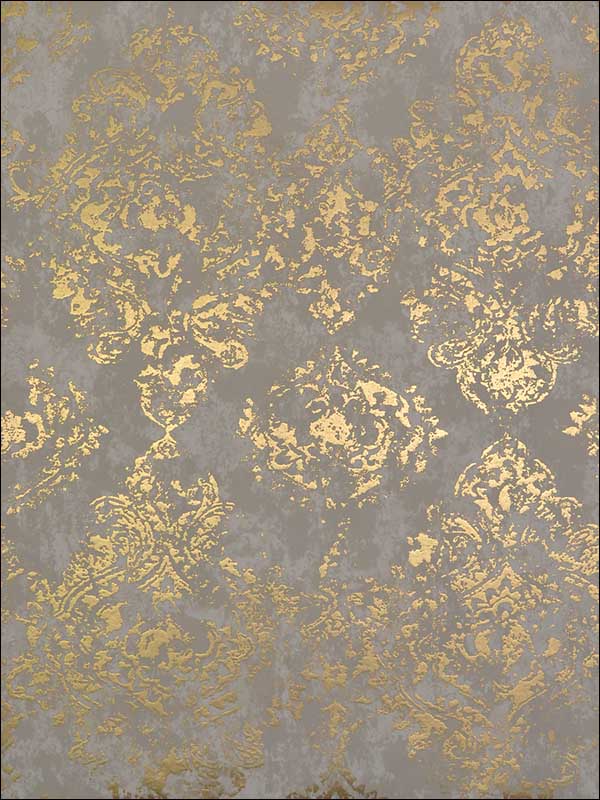 Stargazer Khaki Gold Wallpaper NW3564 by Antonina Vella Wallpaper for sale at Wallpapers To Go