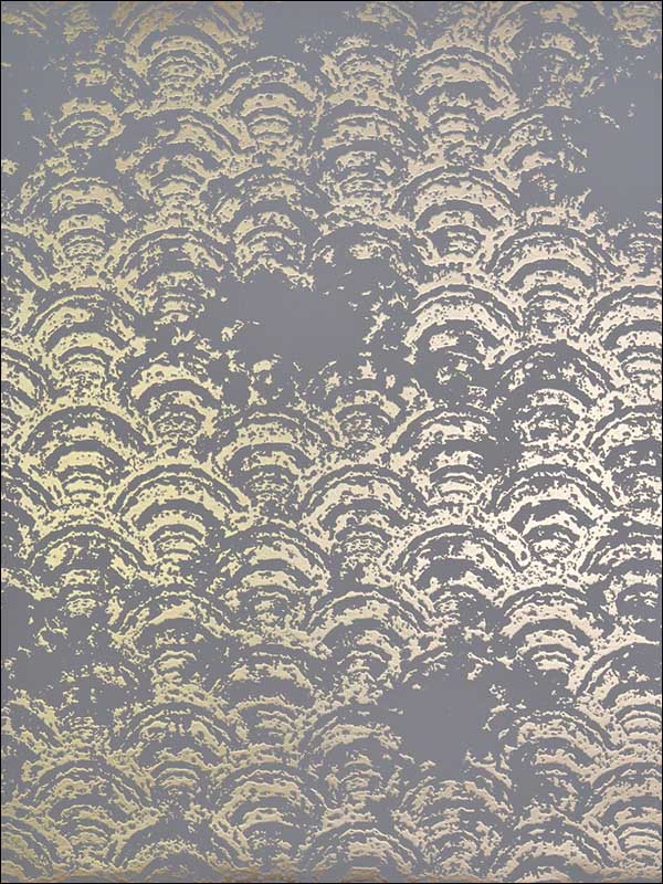 Eclipse Grey Gold Wallpaper NW3597 by Antonina Vella Wallpaper for sale at Wallpapers To Go
