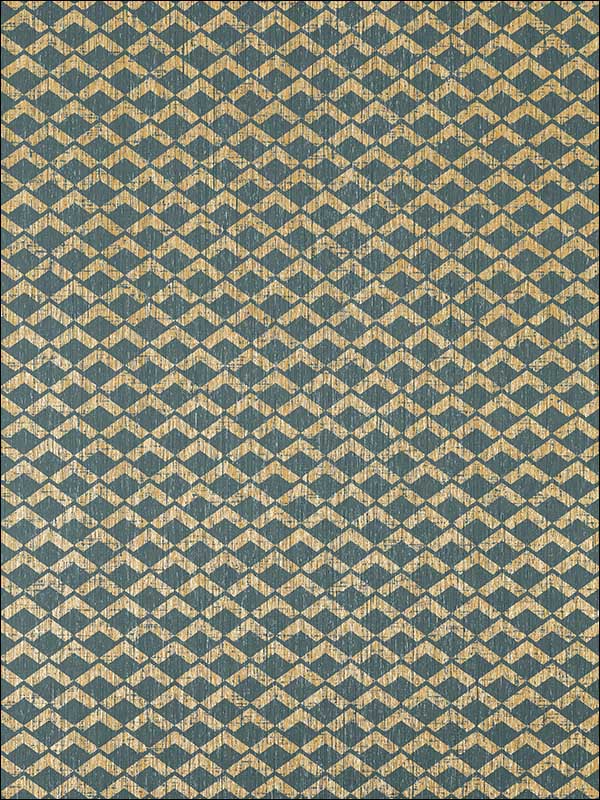 Cashiers Metallic Gold and Teal Wallpaper AT79114 by Anna French Wallpaper for sale at Wallpapers To Go
