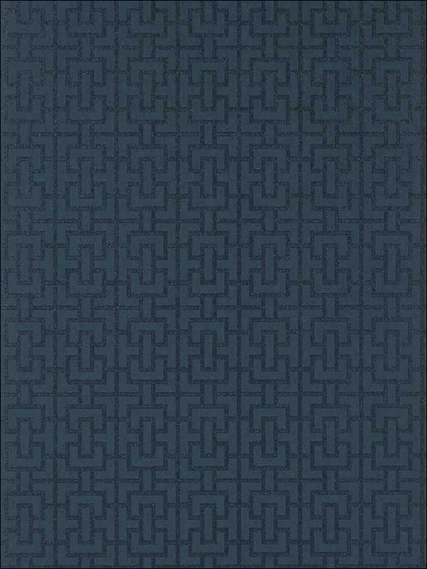 Bridle Navy Wallpaper AT79122 by Anna French Wallpaper for sale at Wallpapers To Go