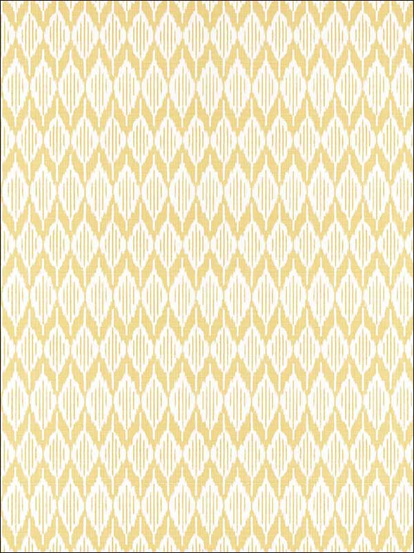 Balin Ikat Yellow Wallpaper AT79135 by Anna French Wallpaper for sale at Wallpapers To Go