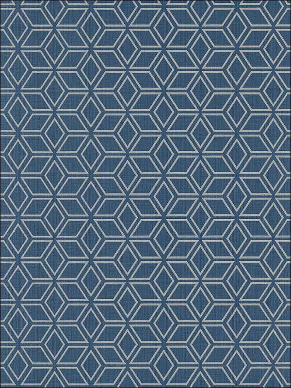 Legrelle Bead Navy Wallpaper AT79172 by Anna French Wallpaper for sale at Wallpapers To Go