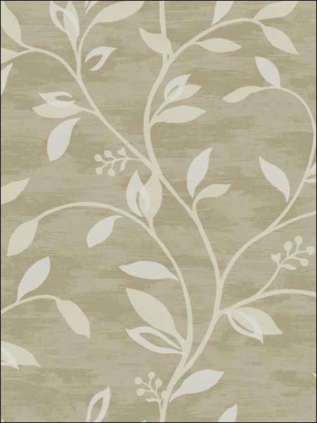 Leaf Trail Taupe Wallpaper JB21017 by Wallquest Wallpaper for sale at Wallpapers To Go
