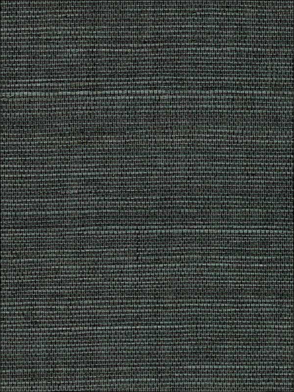 Kowloon Charcoal Sisal Grasscloth Wallpaper 273280075 by Kenneth James Wallpaper for sale at Wallpapers To Go
