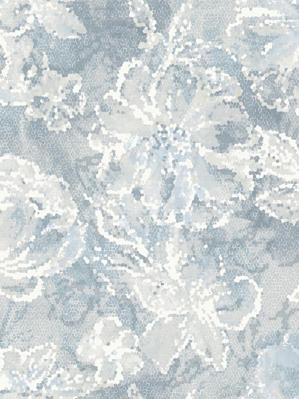Allure Blue Floral Wallpaper 279324706 by A Street Prints Wallpaper for sale at Wallpapers To Go