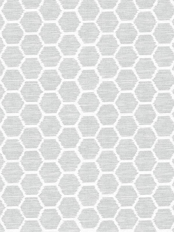 Aura Grey Honeycomb Wallpaper 279324712 by A Street Prints Wallpaper for sale at Wallpapers To Go