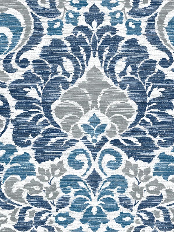 Garden of Eden Blue Damask Wallpaper 279324731 by A Street Prints Wallpaper for sale at Wallpapers To Go