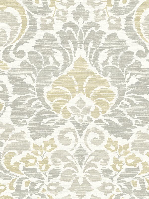 Garden of Eden Yellow Damask Wallpaper 279324732 by A Street Prints Wallpaper for sale at Wallpapers To Go