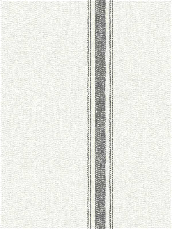 Linette Black Fabric Stripe Wallpaper 311512461 by Chesapeake Wallpaper for sale at Wallpapers To Go
