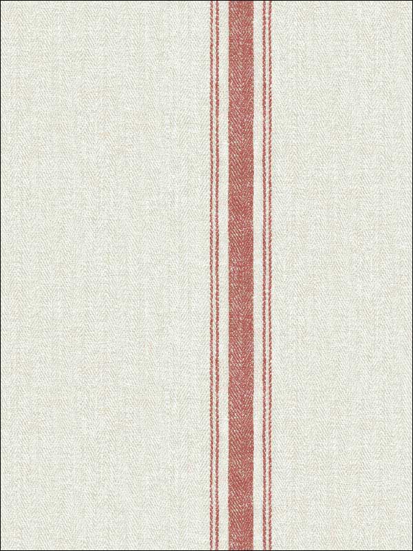 Linette Burnt Sienna Fabric Stripe Wallpaper 311512464 by Chesapeake Wallpaper for sale at Wallpapers To Go