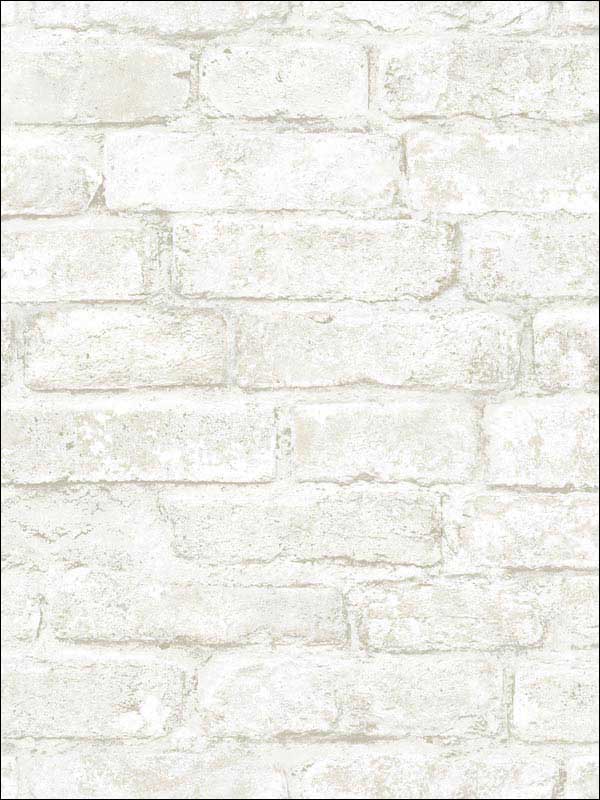 Arlington Off White Brick Wallpaper 311512481 by Chesapeake Wallpaper for sale at Wallpapers To Go