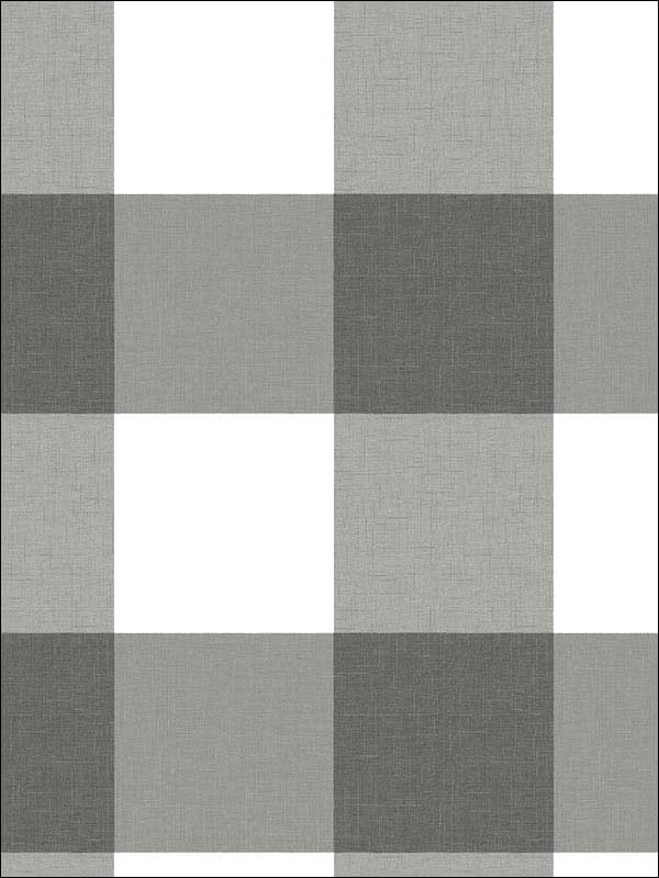 Selah Black Gingham Wallpaper 311512532 by Chesapeake Wallpaper for sale at Wallpapers To Go