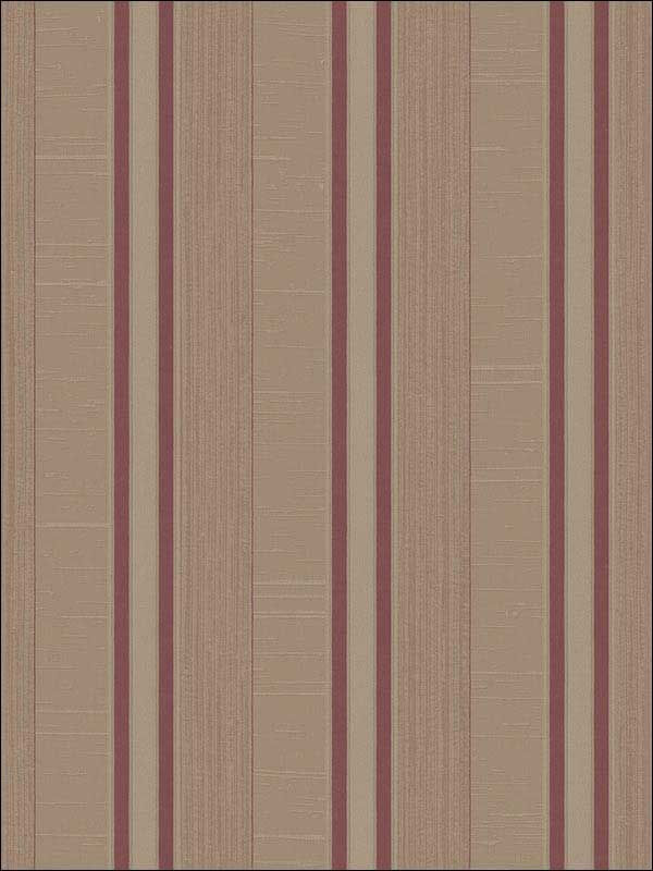 Multi Striped Burgundy and Beige Wallpaper G67626 by Galerie Wallpaper for sale at Wallpapers To Go
