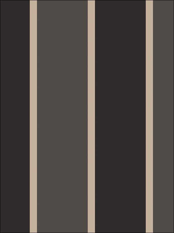 Wide Striped Black and Grey Wallpaper G67544 by Galerie Wallpaper for sale at Wallpapers To Go