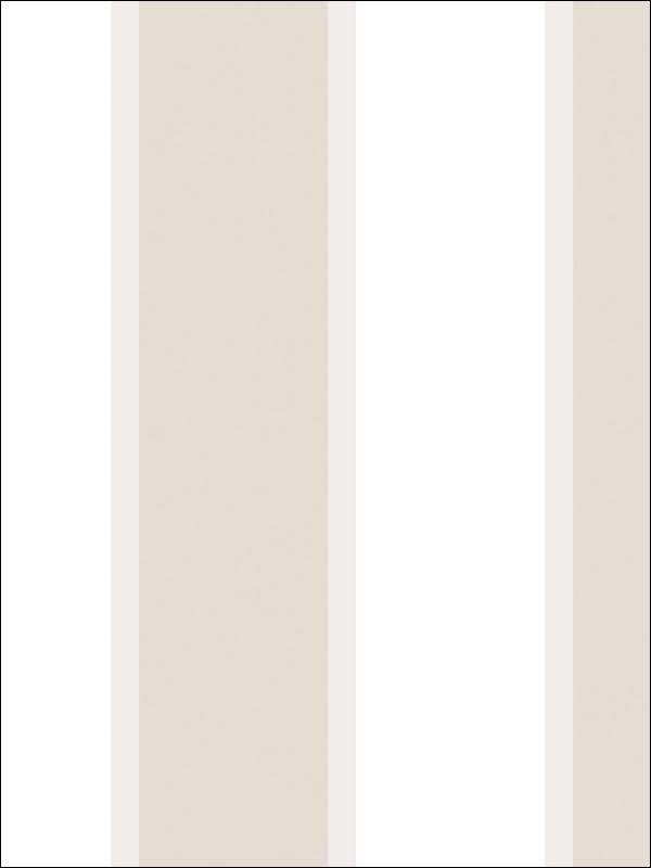 Wide Striped Beige and White Wallpaper G67553 by Galerie Wallpaper for sale at Wallpapers To Go