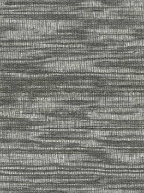 Grasscloth Sisal Charcoal Silver Wallpaper W330621 by Kravet Wallpaper for sale at Wallpapers To Go