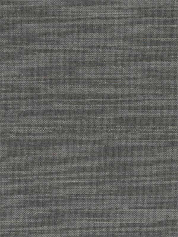 Grasscloth Sisal Charcoal Grey Wallpaper W331421 by Kravet Wallpaper