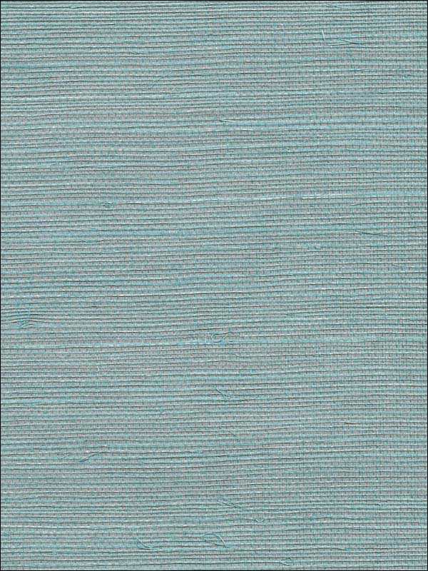 Grasscloth Turquoise Silver Wallpaper W345313 by Kravet Wallpaper for sale at Wallpapers To Go