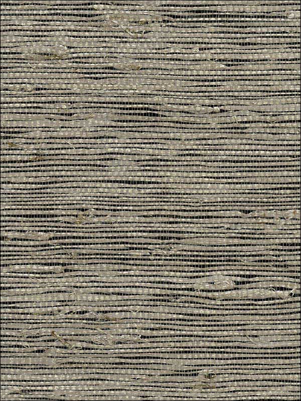 Grasscloth Beige Black Wallpaper W3455816 by Kravet Wallpaper for sale at Wallpapers To Go