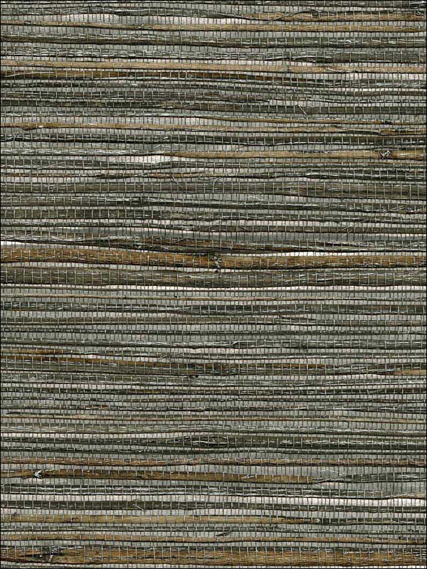 Grasscloth Silver Metallic Wallpaper W346311 by Kravet Wallpaper for sale at Wallpapers To Go