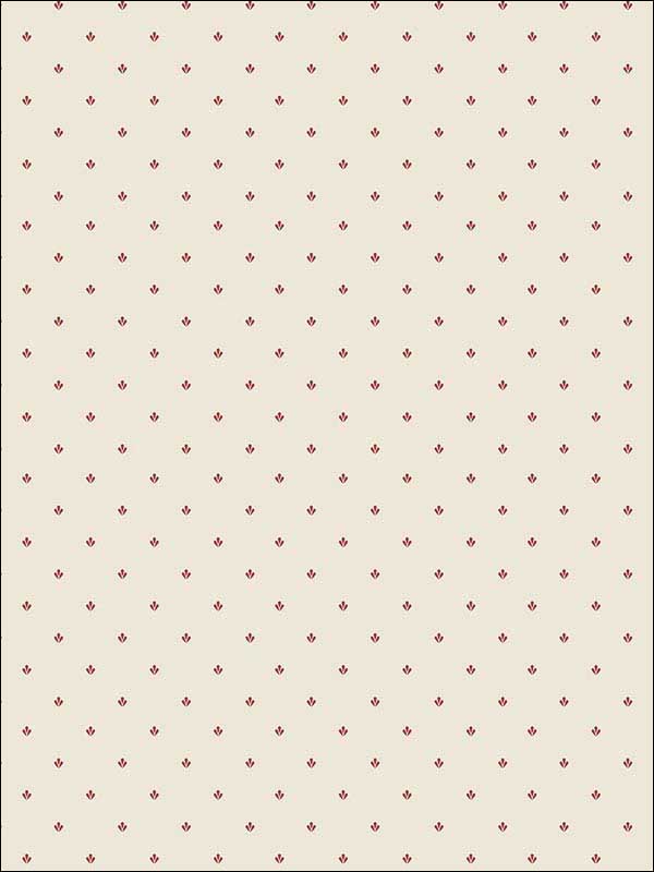 Lilly Paws Cream Red Wallpaper CO25930 by Patton Norwall Wallpaper for sale at Wallpapers To Go