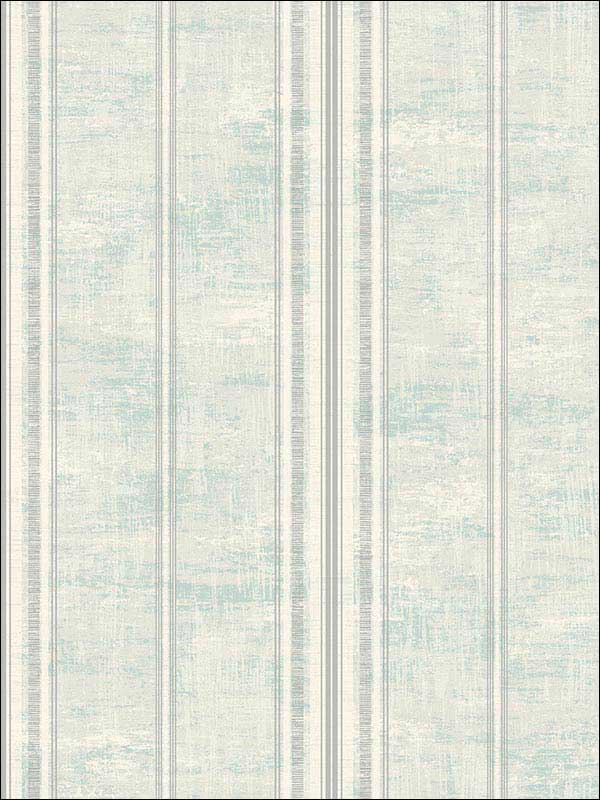 Striped Blue Metallic Silver Off White Raised Ink Wallpaper 1730802 by Seabrook Wallpaper for sale at Wallpapers To Go