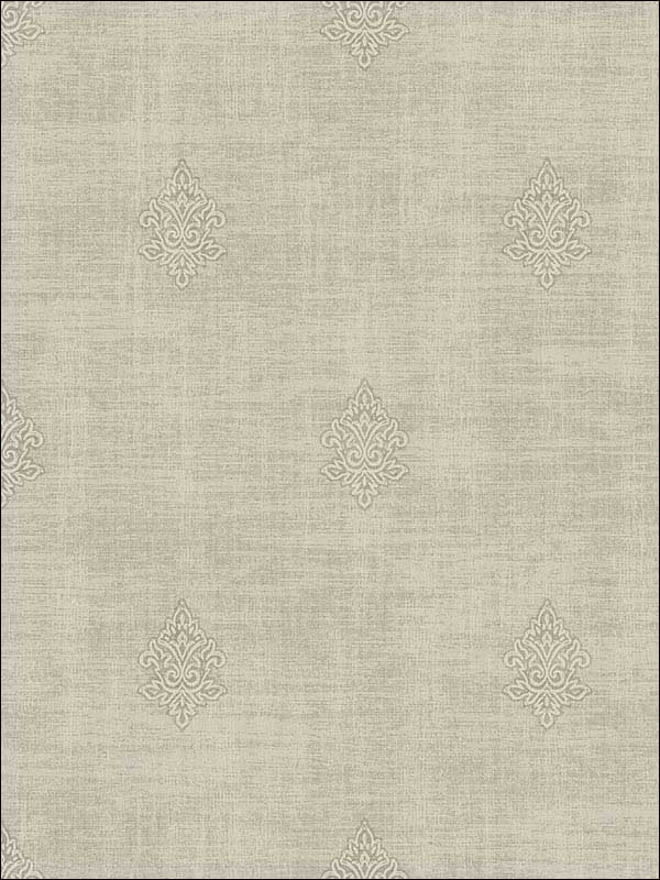 Fleur De Lis Neutrals Wallpaper 1731904 by Seabrook Wallpaper for sale at Wallpapers To Go