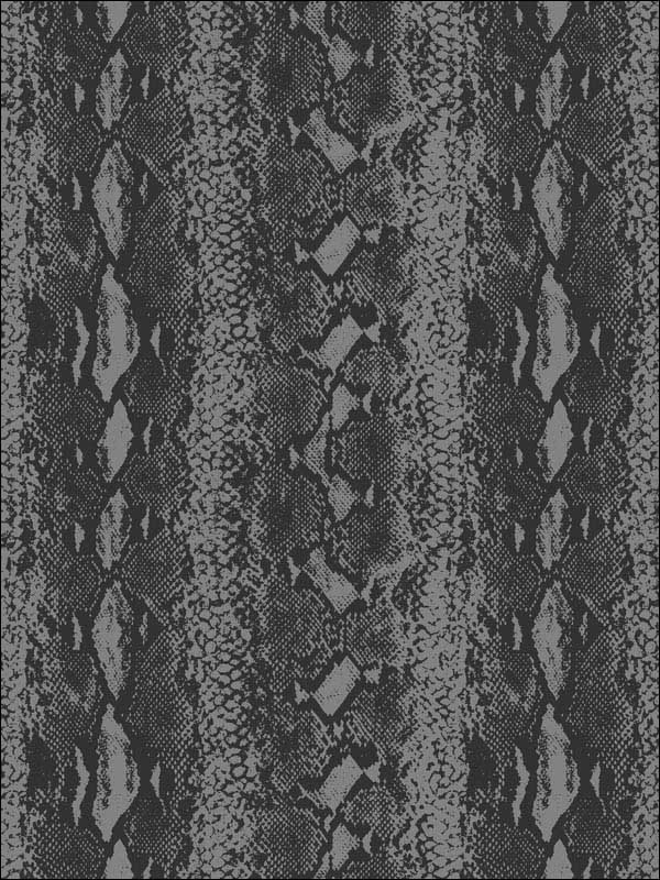Snake Skin Grey Black Peel And Stick Wallpaper RMK10690WP by York Wallpaper for sale at Wallpapers To Go