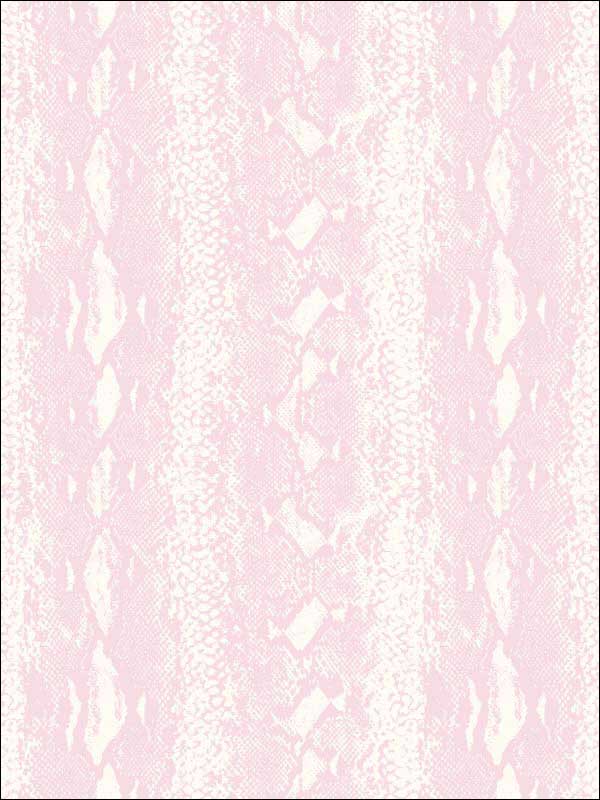 Snake Skin White Pink Peel And Stick Wallpaper RMK10692WP by York Wallpaper for sale at Wallpapers To Go