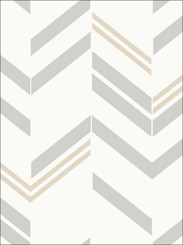 Grey Chevron Stripe Peel And Stick Wallpaper RMK9004WP by York Wallpaper for sale at Wallpapers To Go