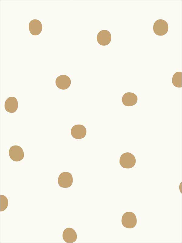 Gold Dots Peel And Stick Wallpaper RMK9012WP by York Wallpaper for sale at Wallpapers To Go