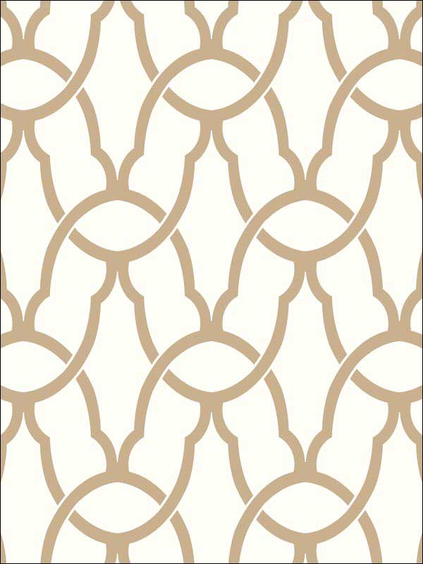 Gold Trellis Peel And Stick Wallpaper RMK9121WP by York Wallpaper for sale at Wallpapers To Go