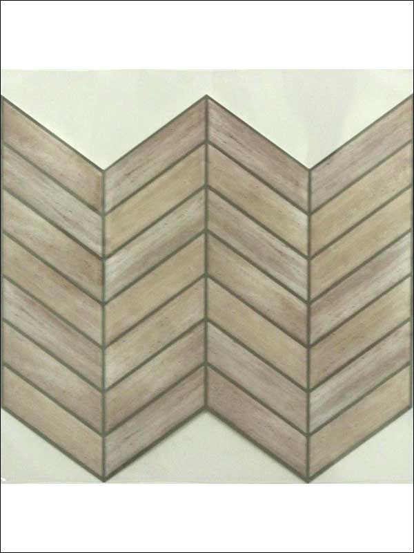 Chevron Distressed Wood Beige StickTiles TIL3461FLT by York Wallpaper for sale at Wallpapers To Go