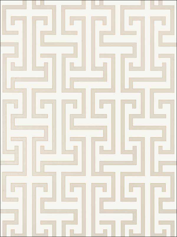 Ming Trail Beige Wallpaper T75492 by Thibaut Wallpaper for sale at Wallpapers To Go