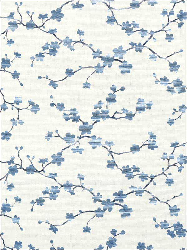 Sakura Blue Wallpaper T75514 by Thibaut Wallpaper for sale at Wallpapers To Go