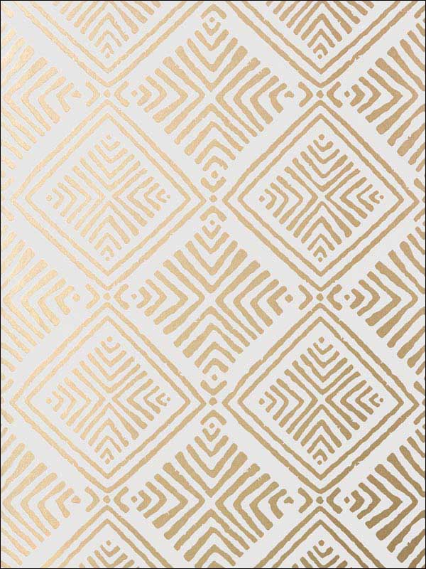 Donavin Diamond Metallic Gold Wallpaper AT78773 by Anna French Wallpaper for sale at Wallpapers To Go