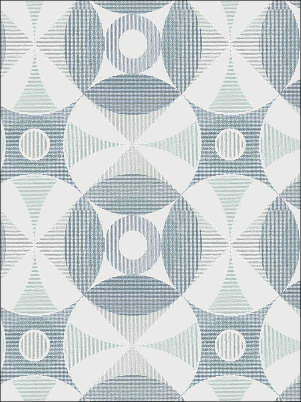 Ellis Teal Geometric Wallpaper 282125132 by A Street Prints Wallpaper for sale at Wallpapers To Go