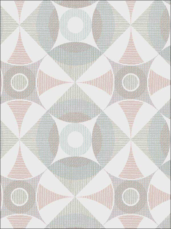 Ellis Multicolor Geometric Wallpaper 282125136 by A Street Prints Wallpaper for sale at Wallpapers To Go