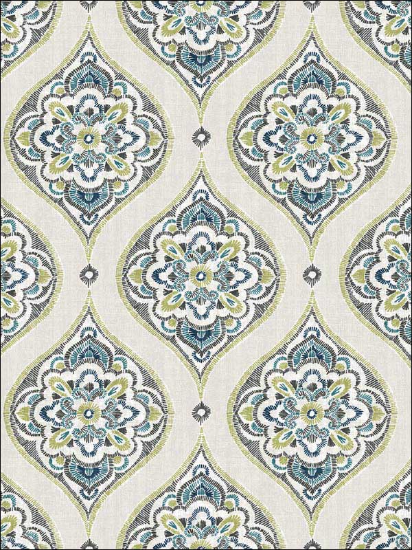 Adele Green Damask Wallpaper 282125148 by A Street Prints Wallpaper for sale at Wallpapers To Go