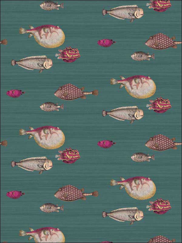 Acquario Viridian Wallpaper 11412024 by Cole and Son Wallpaper for sale at Wallpapers To Go