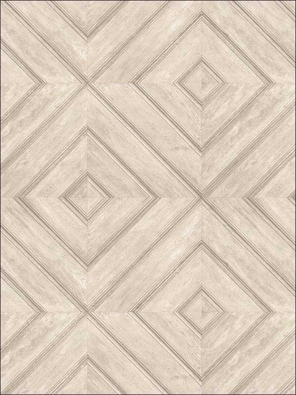 Wood Tile Beige Tan Mushroom Wallpaper FH37514 by Patton Norwall Wallpaper for sale at Wallpapers To Go
