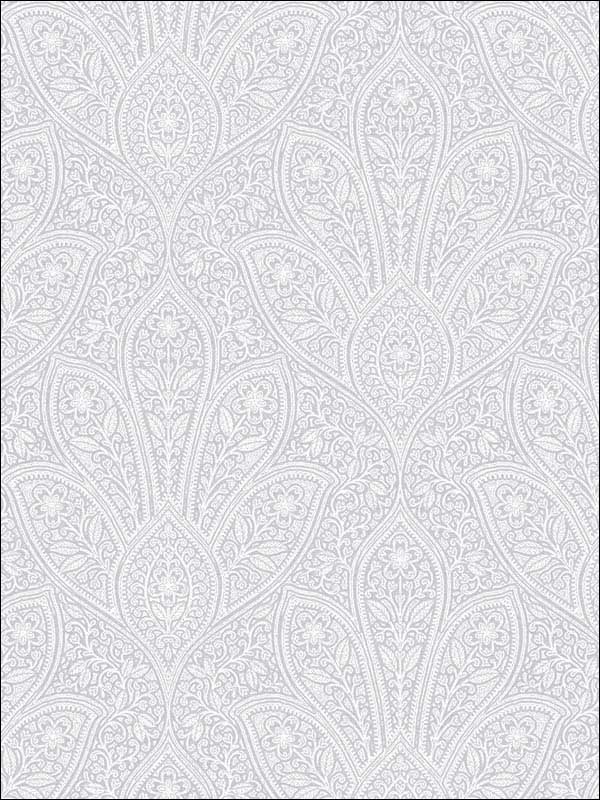 Distressed Paisley Grey Light Grey Soft Grey Wallpaper FH37549 by Patton Norwall Wallpaper for sale at Wallpapers To Go