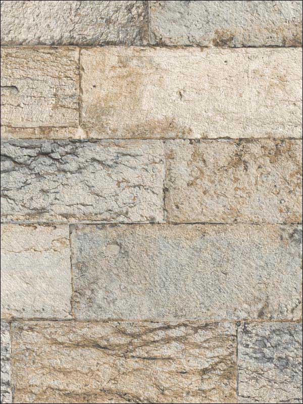 Organic Stone Ochre Wallpaper G67970 by Patton Norwall Wallpaper for sale at Wallpapers To Go