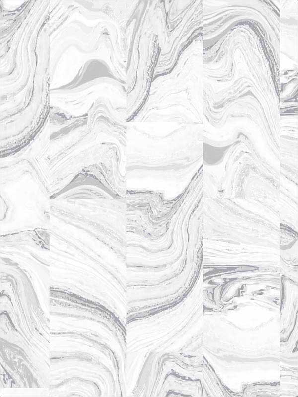 Agate Tile Grey Wallpaper G67973 by Patton Norwall Wallpaper for sale at Wallpapers To Go